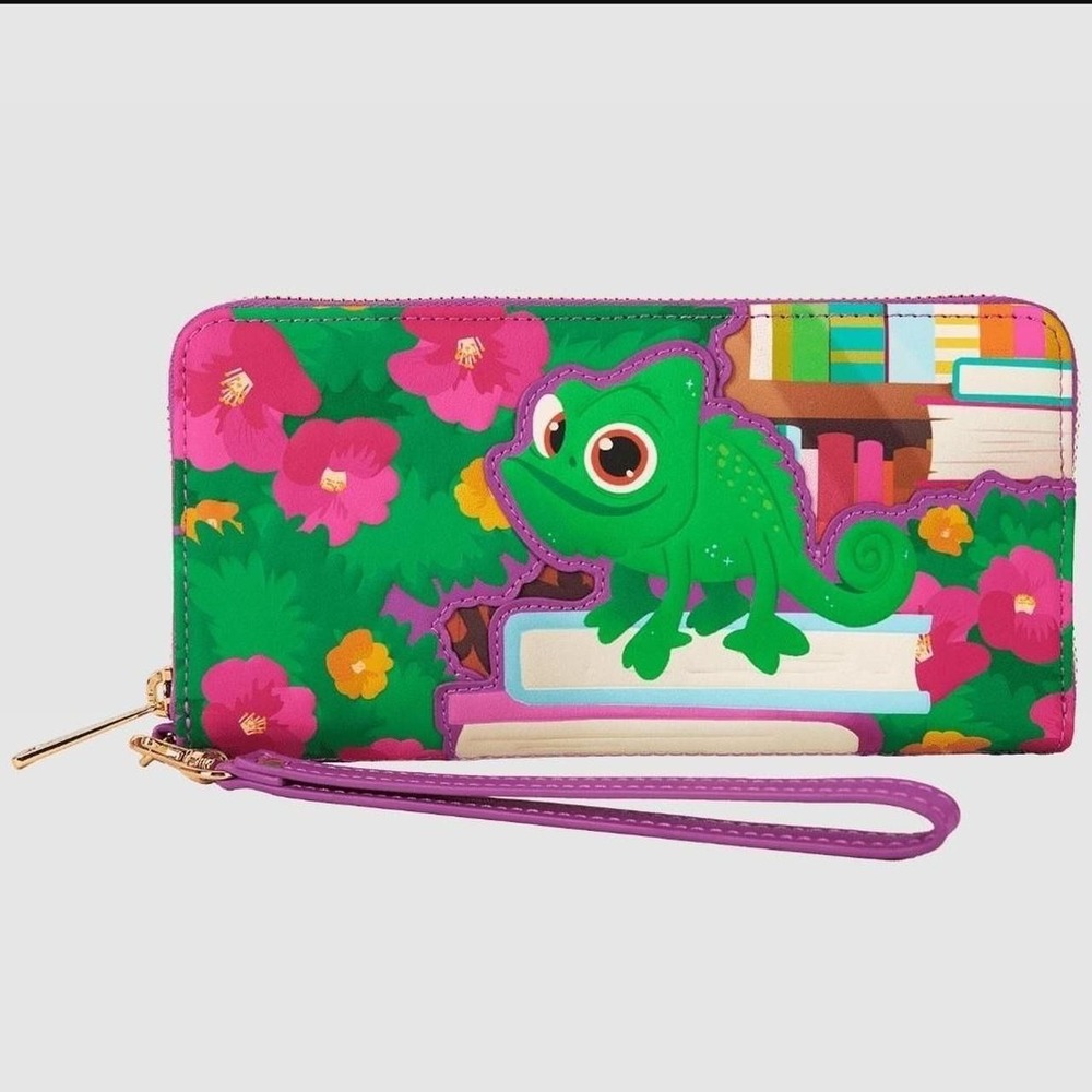 loungefly Tangled Rapunzel Exclusive Books Wristlet Wallet